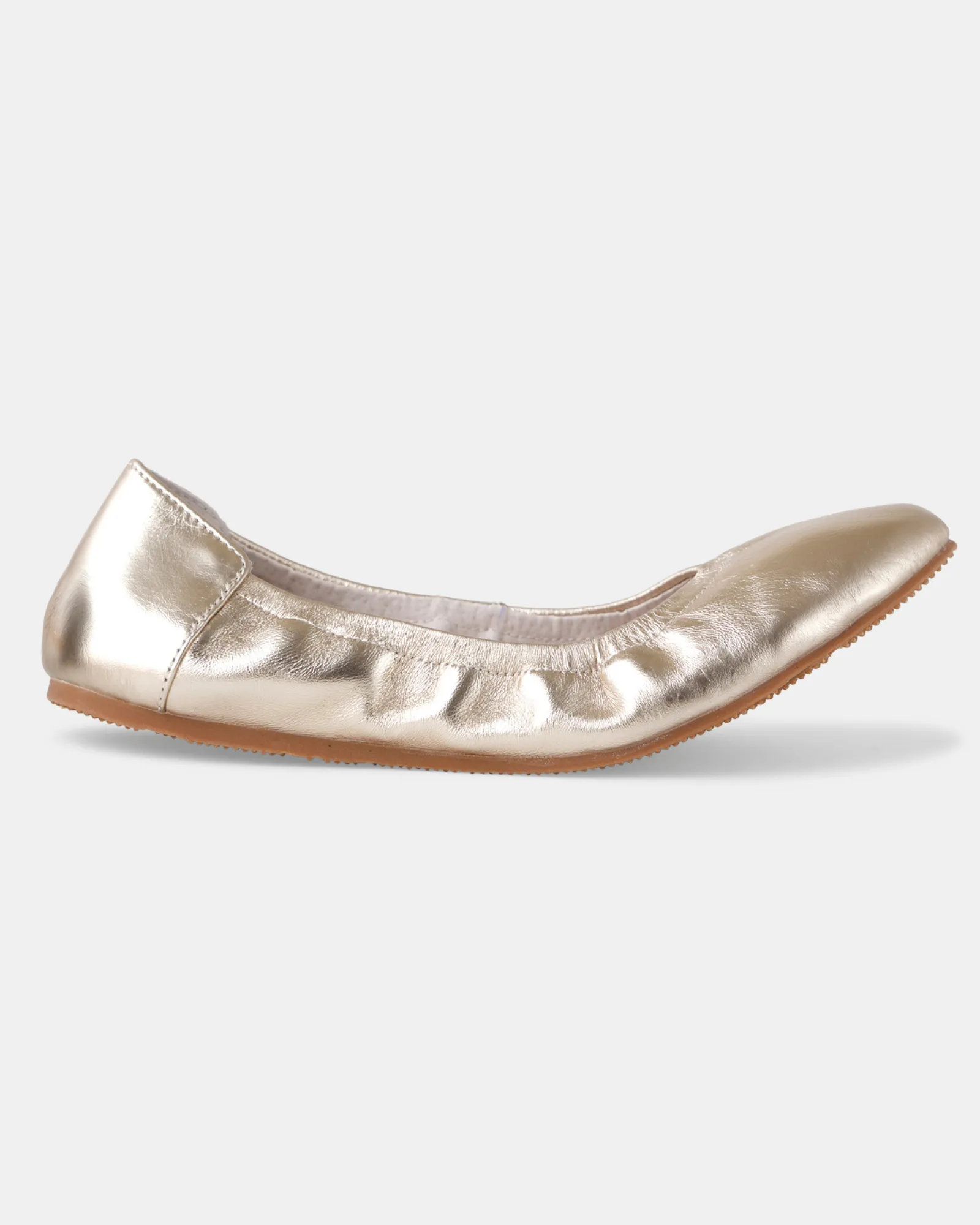 Abbi Leather Ballet - Copper Metallic