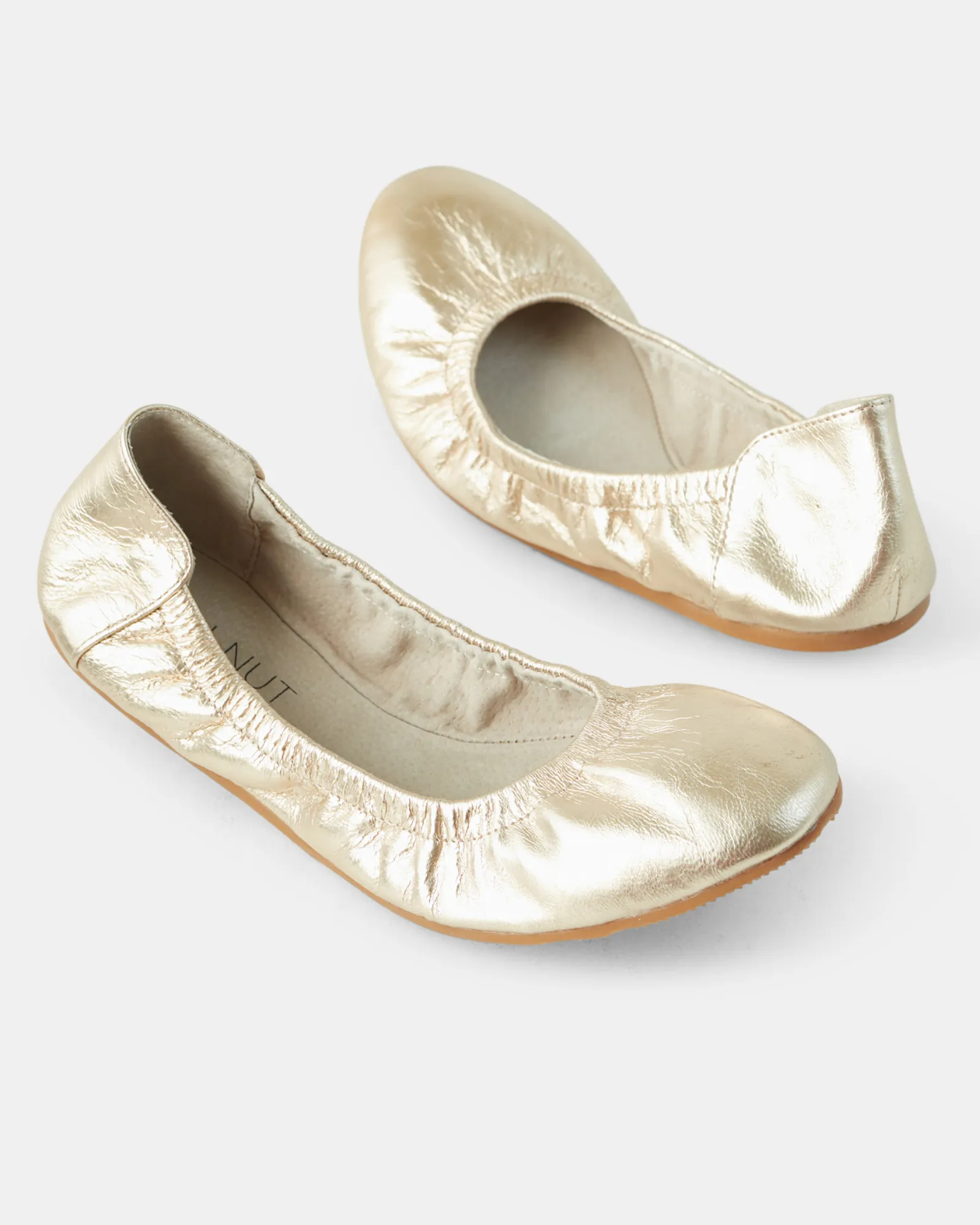Abbi Leather Ballet - Copper Metallic