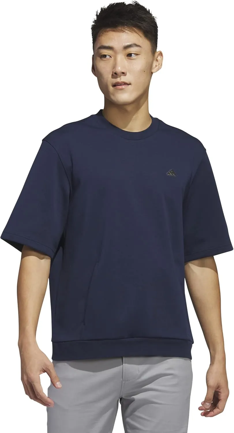 adidas Men's Go-to Short Sleeve Sweatshirt Golf T-Shirt
