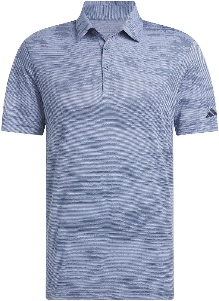 adidas Men's Ultimate365 Textured Stripe Polo Shirt