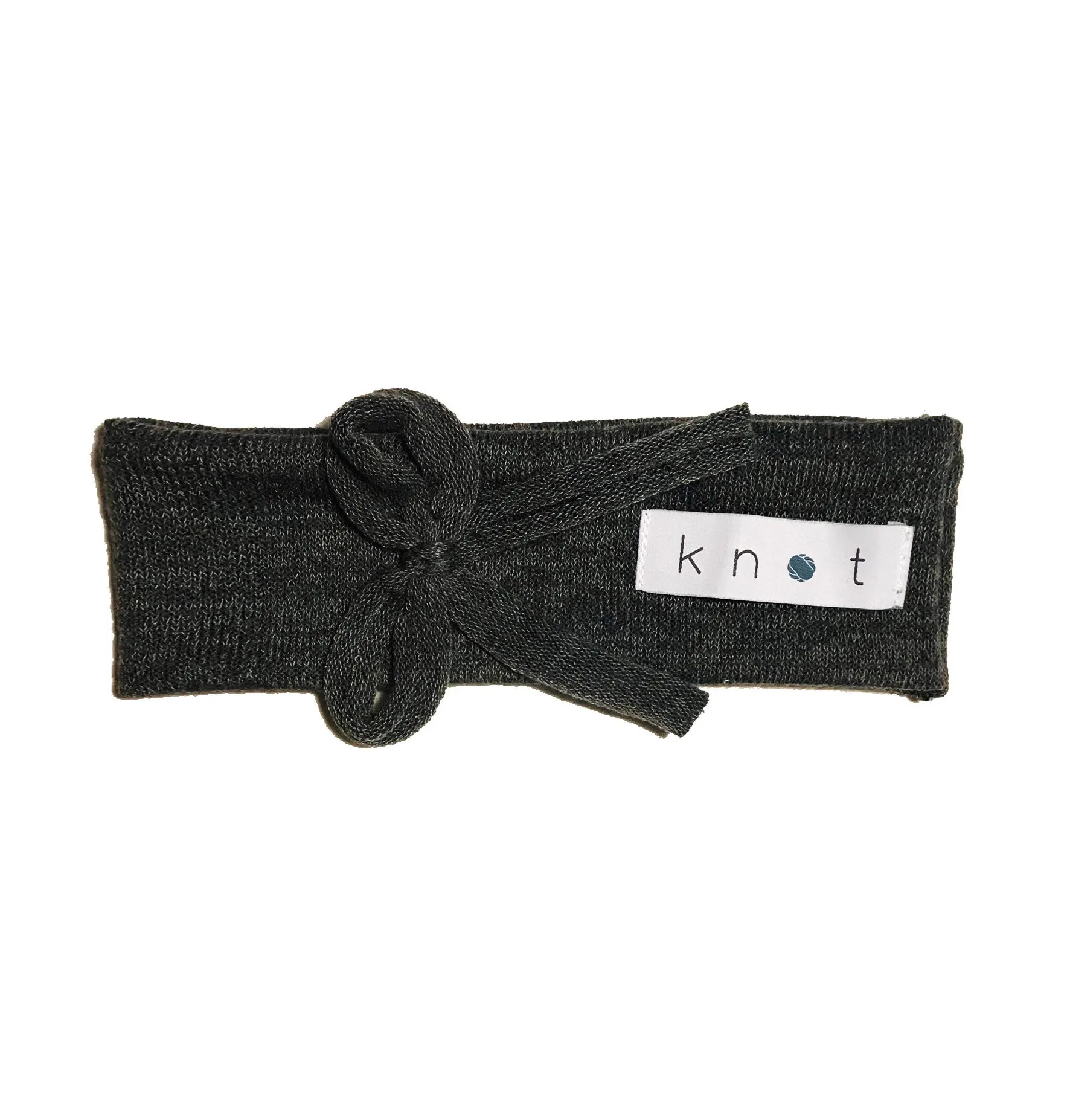 Bébé Bow Headwrap // Black KNIT