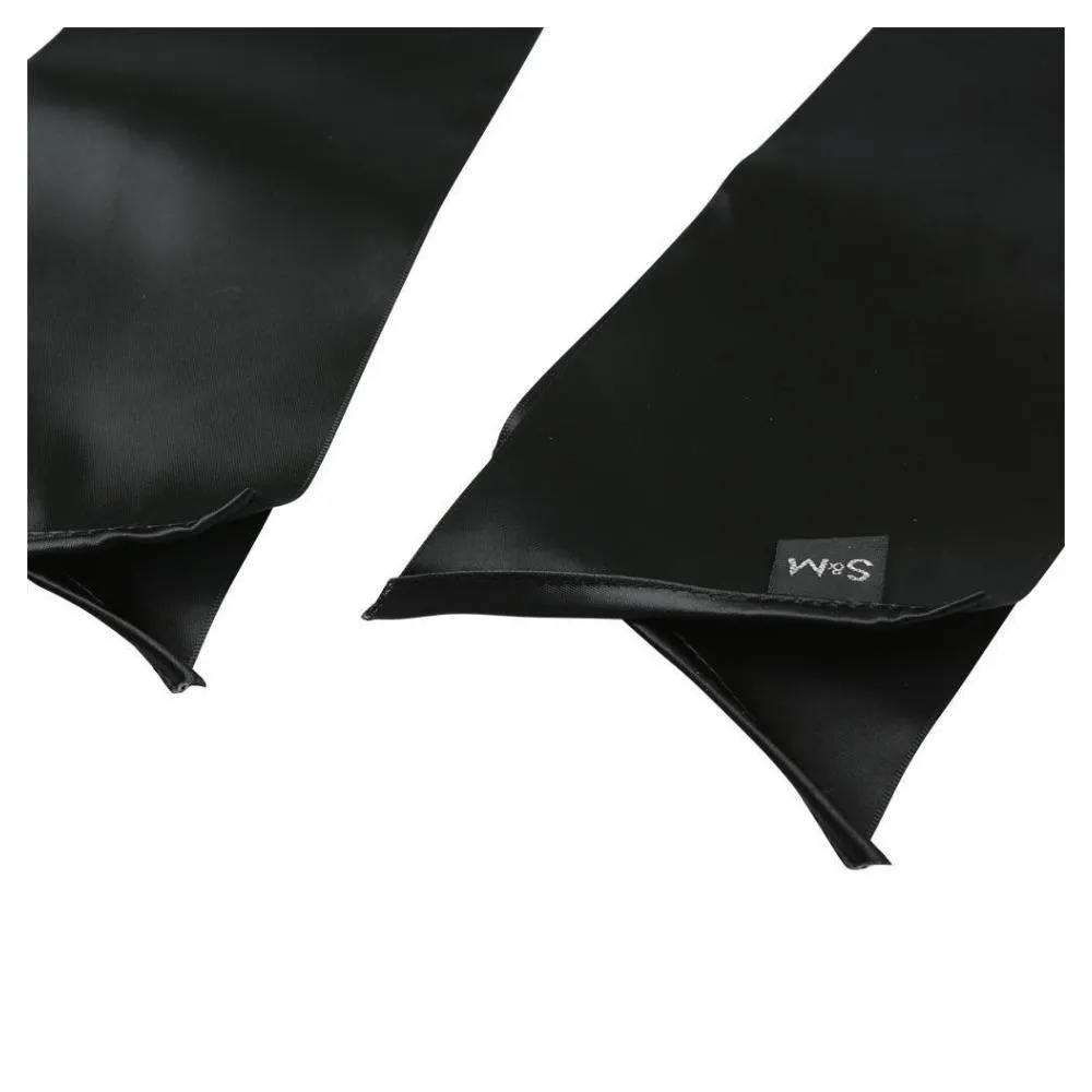 Black Silky Sash Restraints
