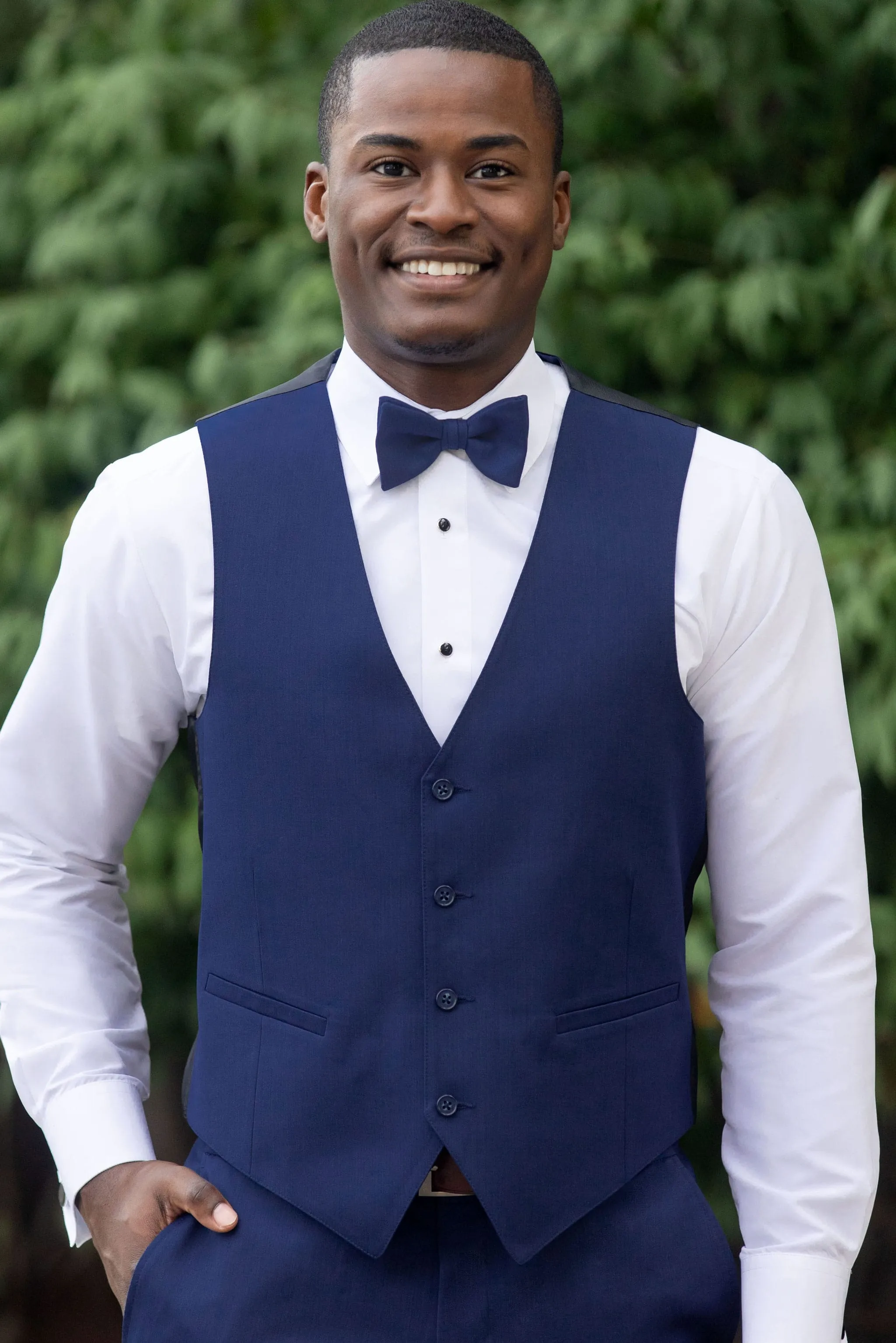 Blue Performance Slim Fit Suit Pants