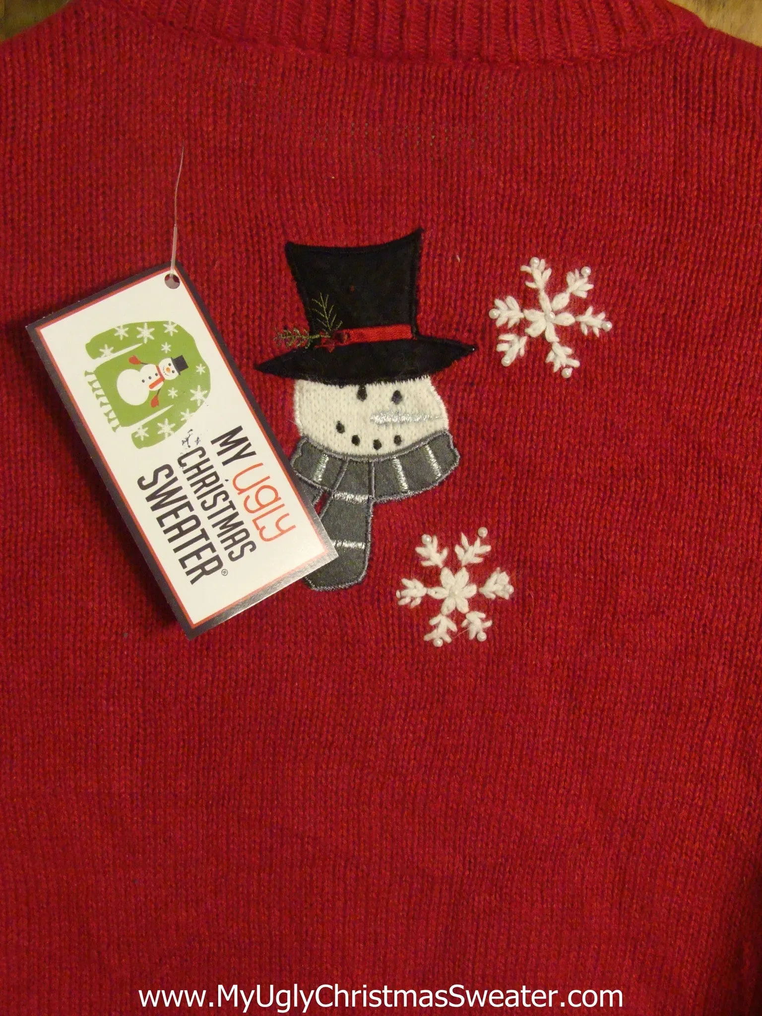 Cozy Snowmen Cheesy Christmas Sweater