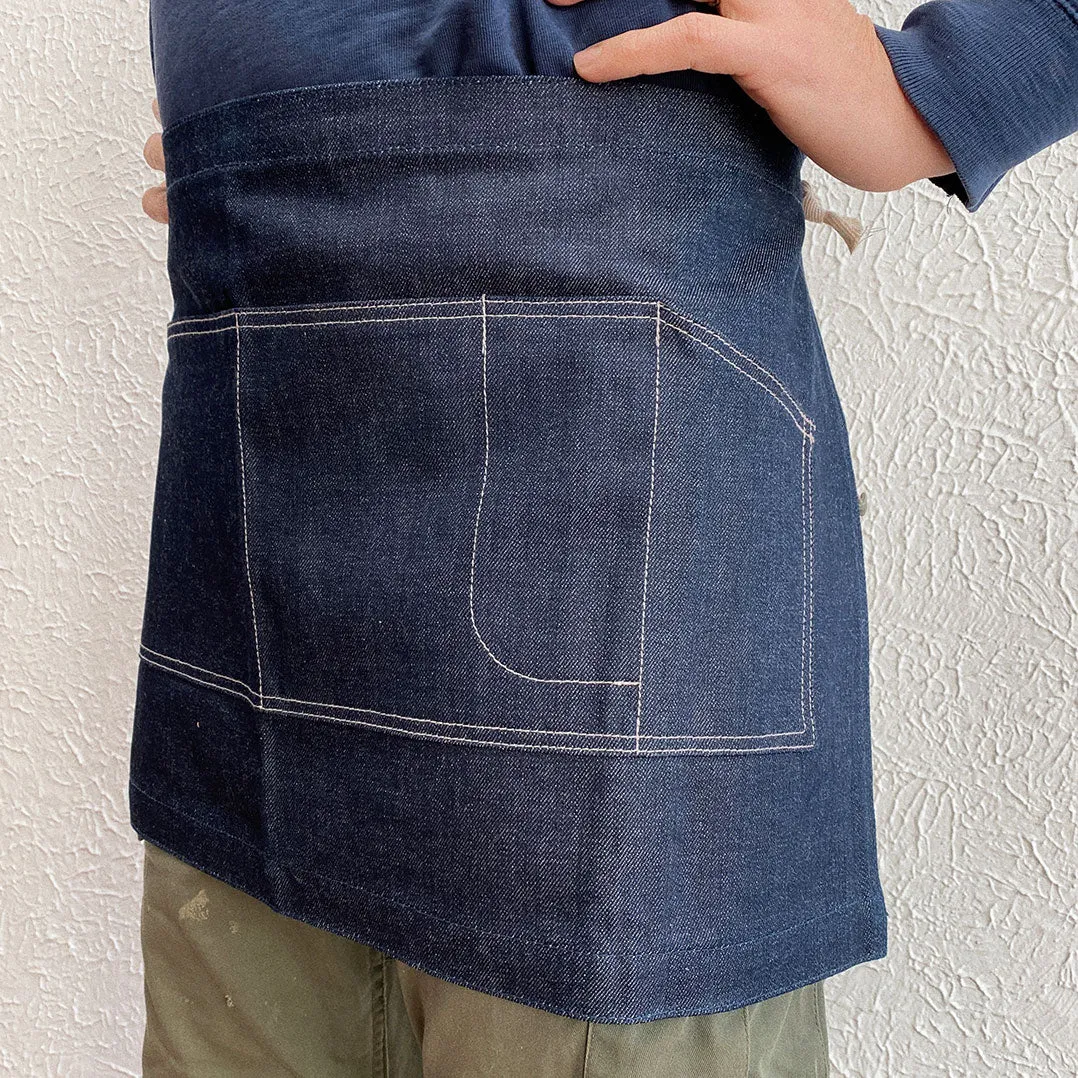 Denim Half Apron #126