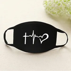 Faith, Hope, Love stretchy designer face mask
