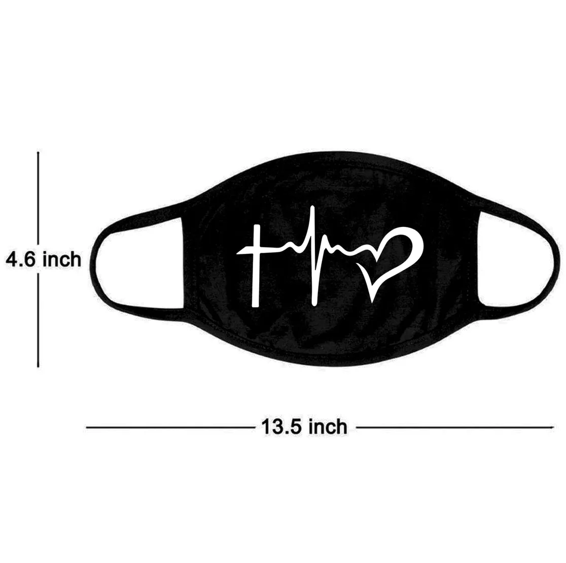Faith, Hope, Love stretchy designer face mask