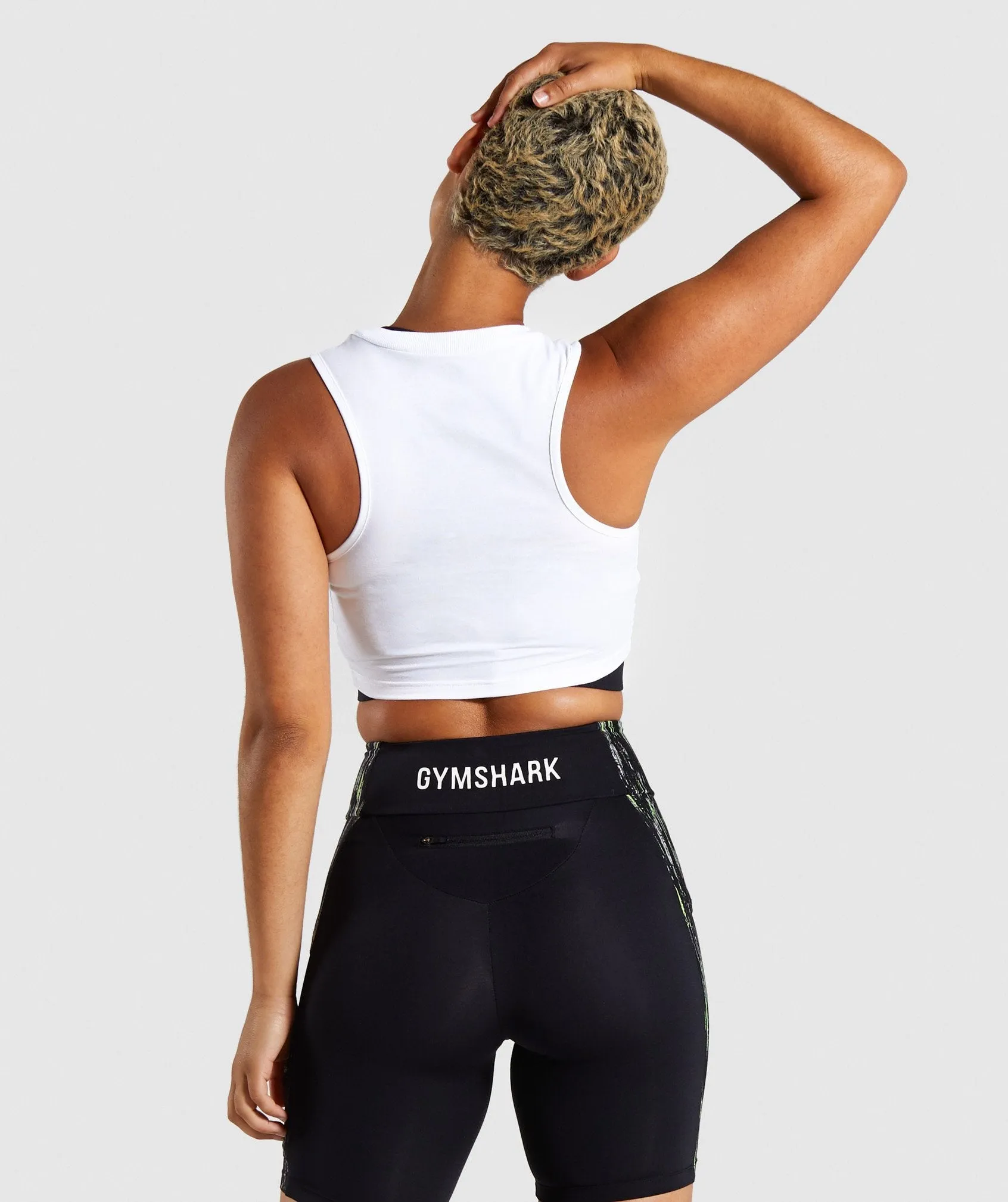 Gymshark Non Stop Crop Top - White