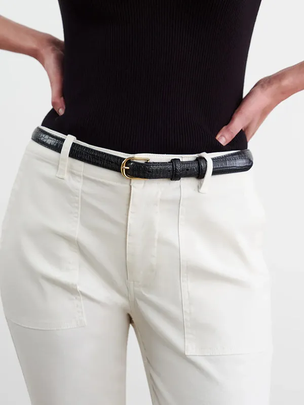 Jenna Pant in White
