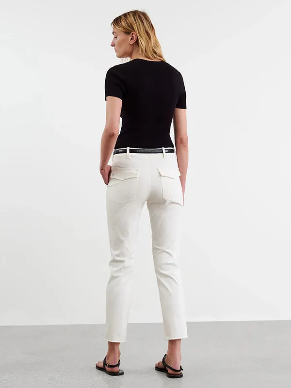 Jenna Pant in White