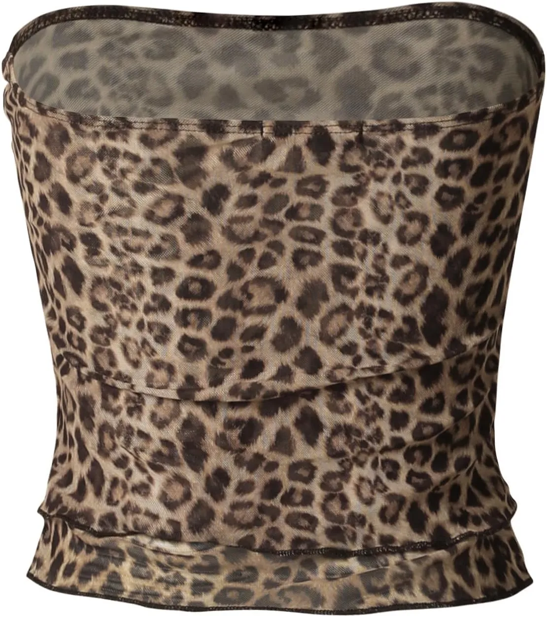 MixMatchy Women's Strapless Tube Tops Stretchy Sleeveless Sexy Summer Bandeau Crop Tank