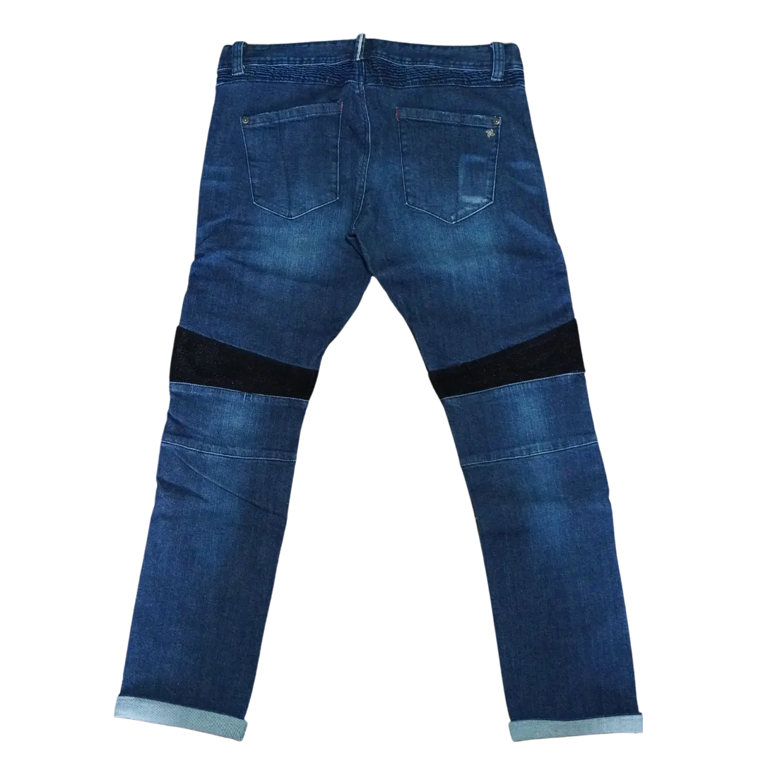 'New York' Lean Moto Selvedge Jean