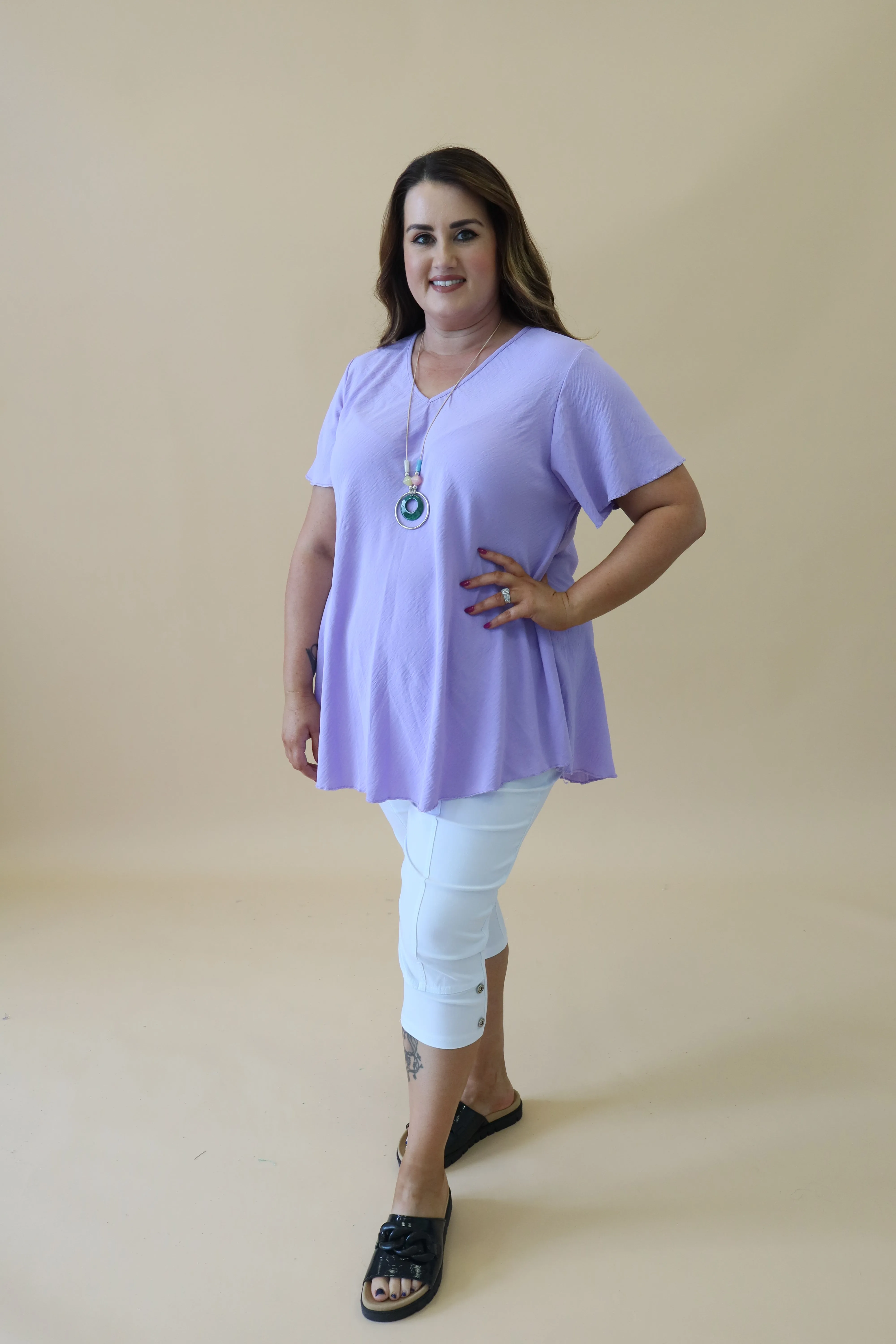 Nina Blouse in Purple