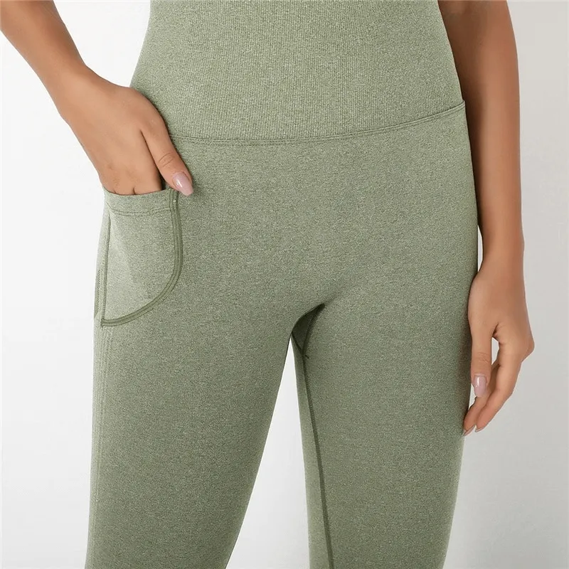 Seamless Bodysuit High Waist with Hips Push Up / Women's Gym Clothing - SF0021