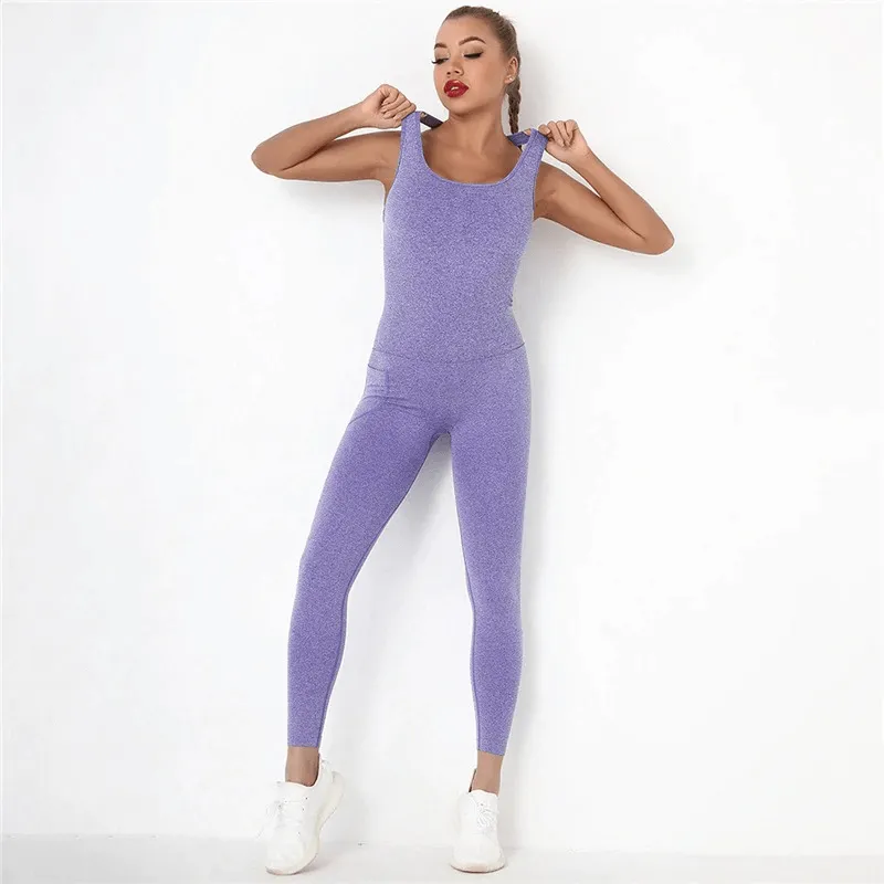Seamless Bodysuit High Waist with Hips Push Up / Women's Gym Clothing - SF0021
