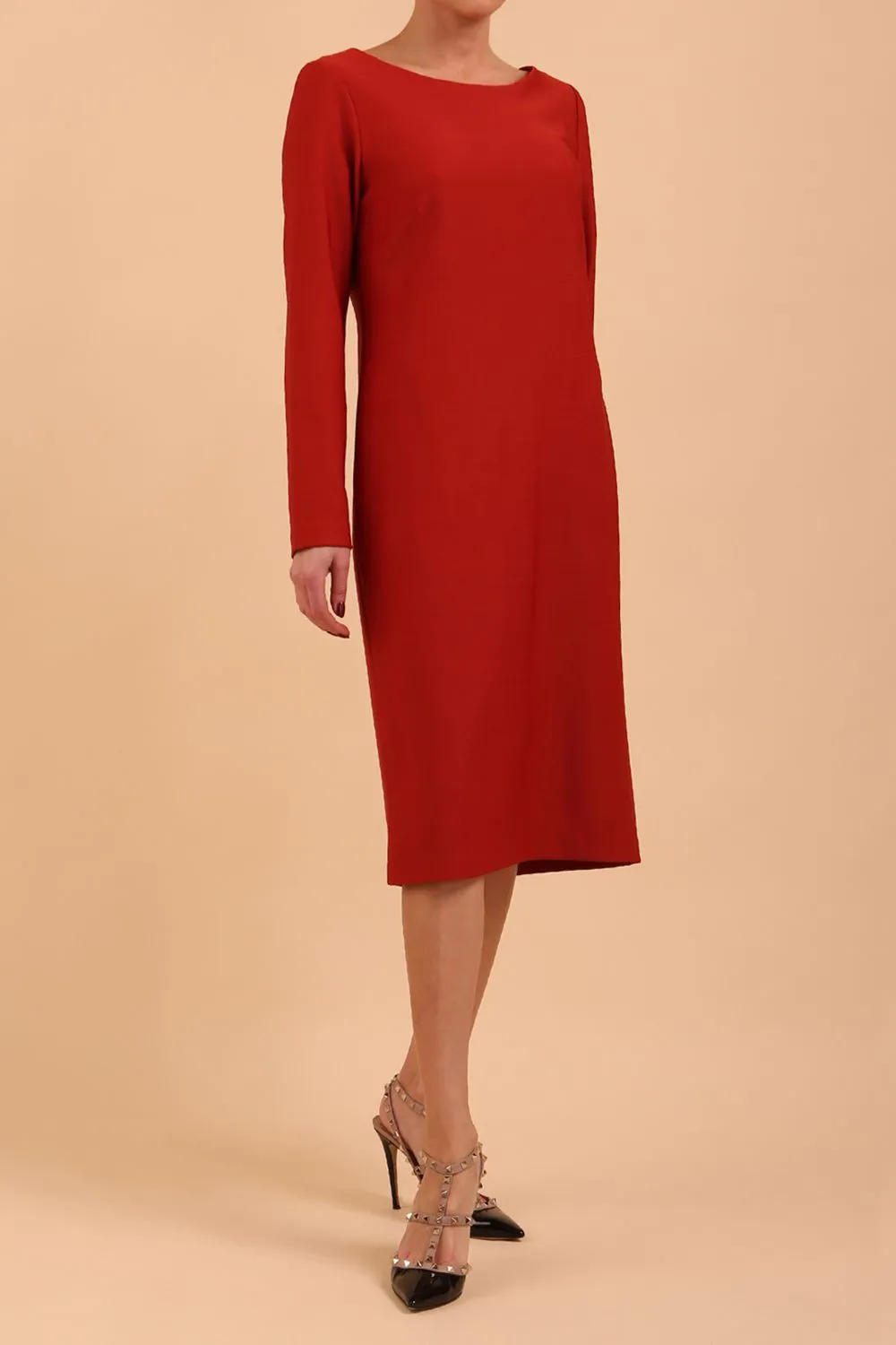 Seed Cora Long Sleeve Shift Dress