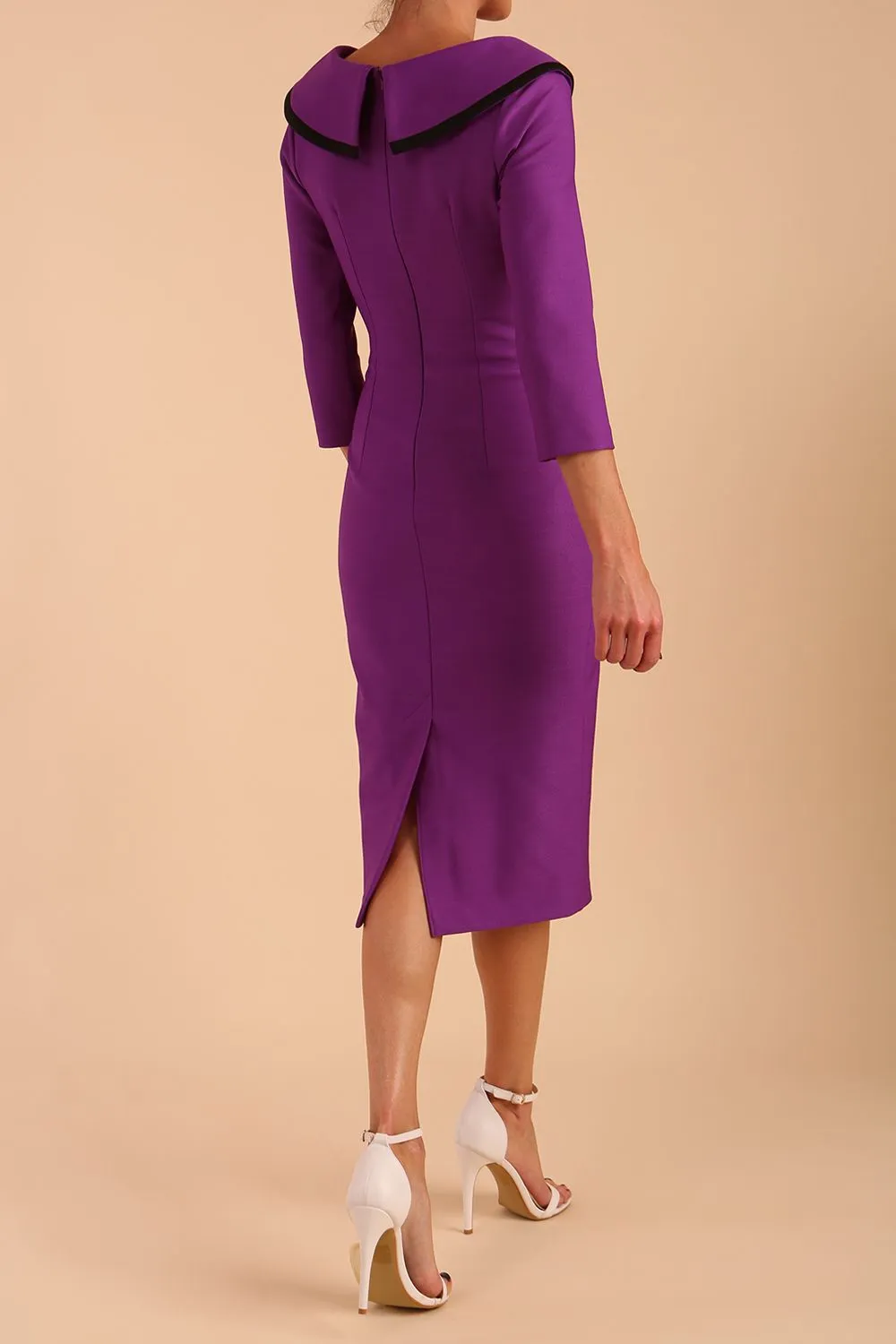 Seed Elsye 3/4 Sleeve Midi Length Pencil Dress