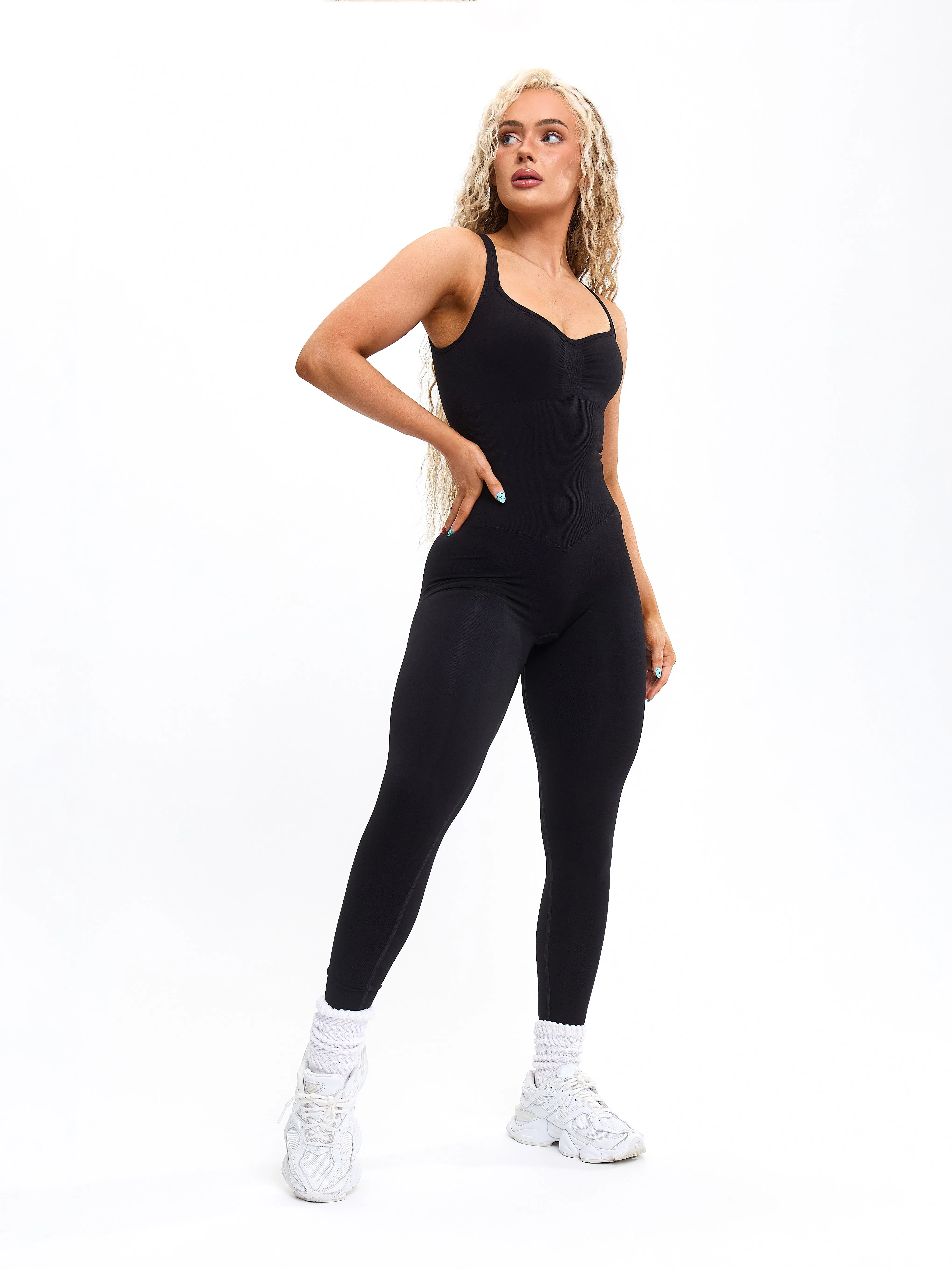 Shape Seamless Bodysuit - Onyx Black