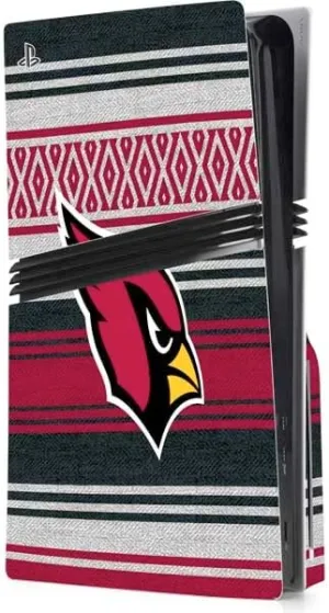 Skinit Decal Gaming Skin Compatible with PS5 Pro Disk Console - Officially Licensed NFL Arizona Cardinals Trailblazer Design