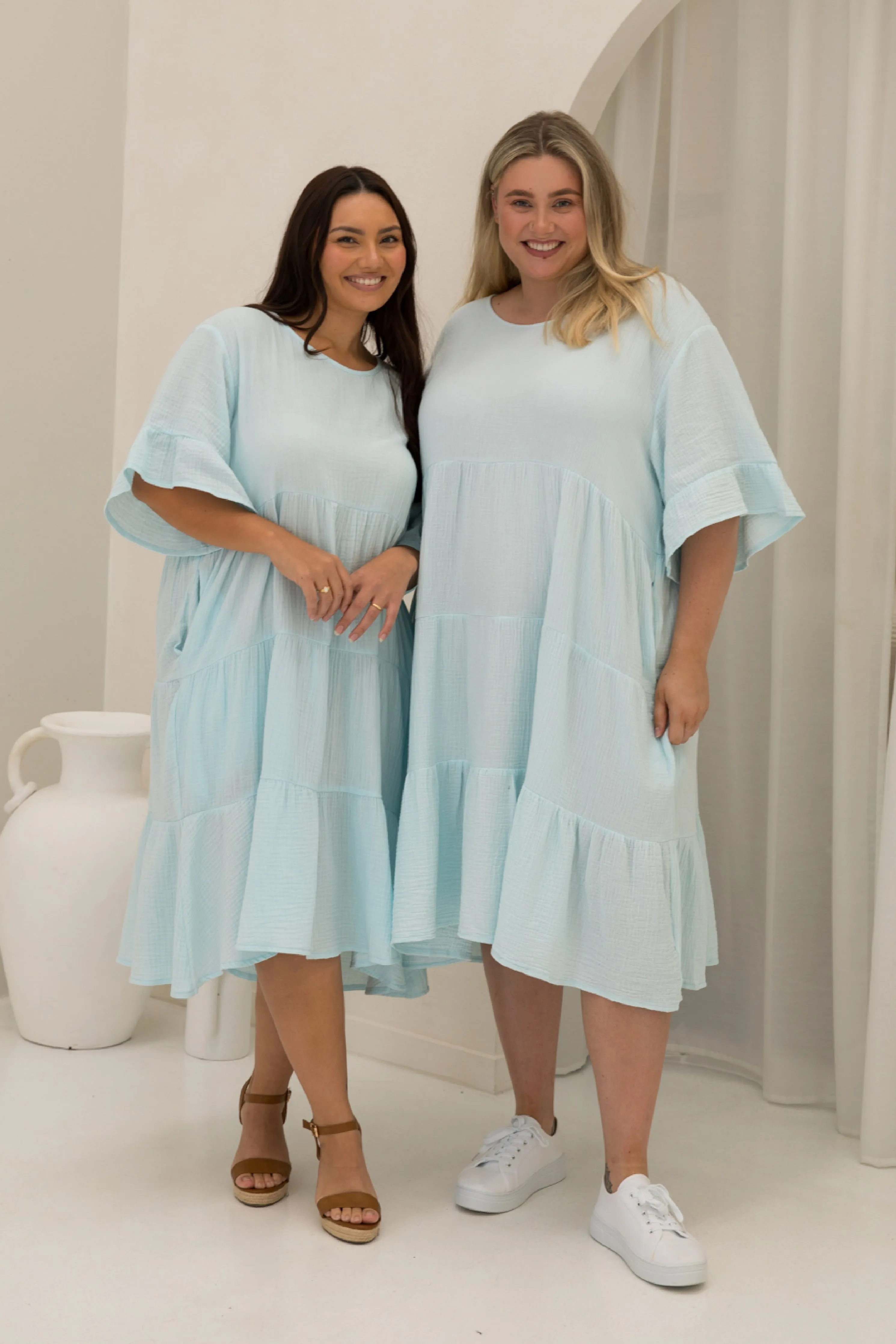 Sofia Dress | Powder Blue | FINAL SALE