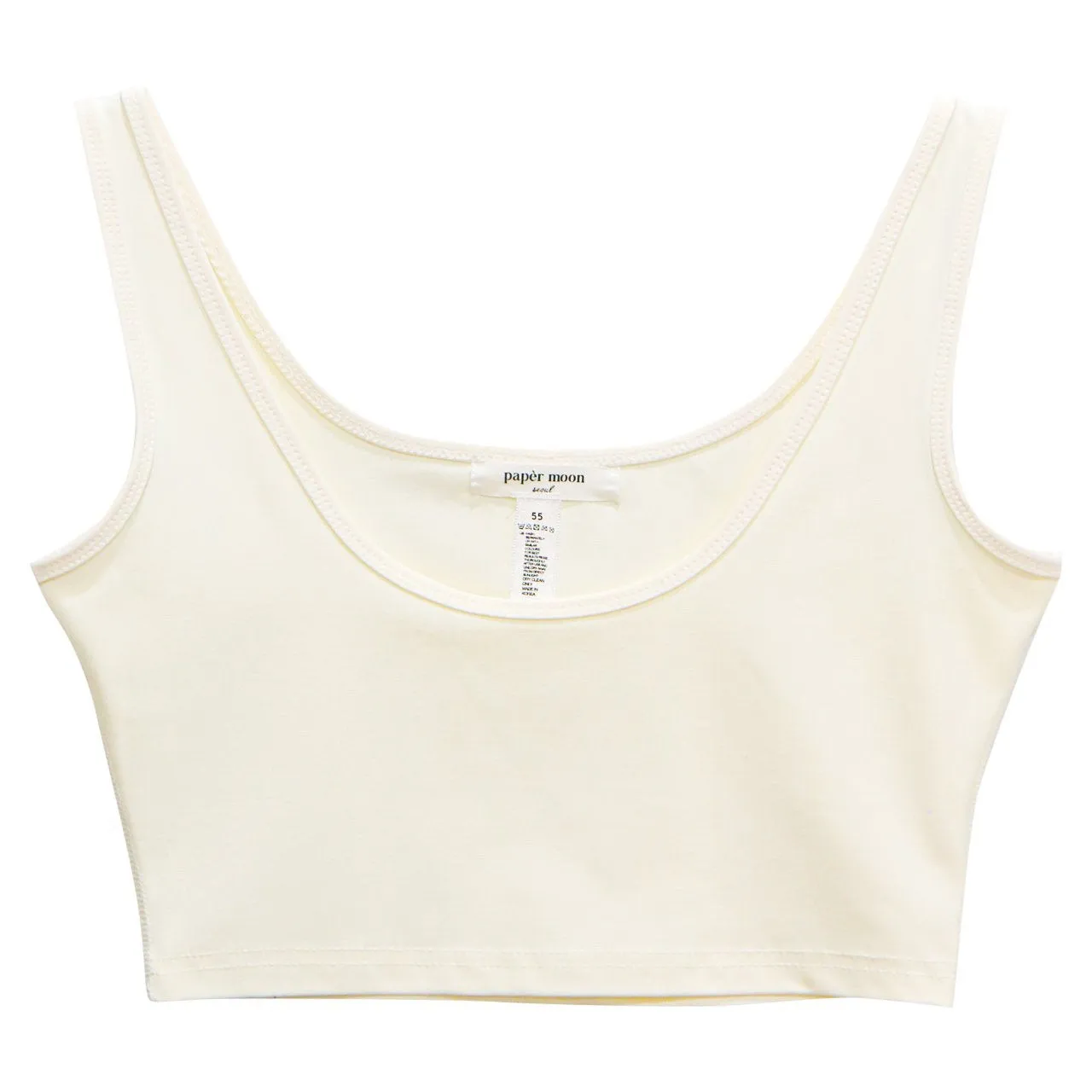 SPORTS CROPPED SLEEVELESS TANK