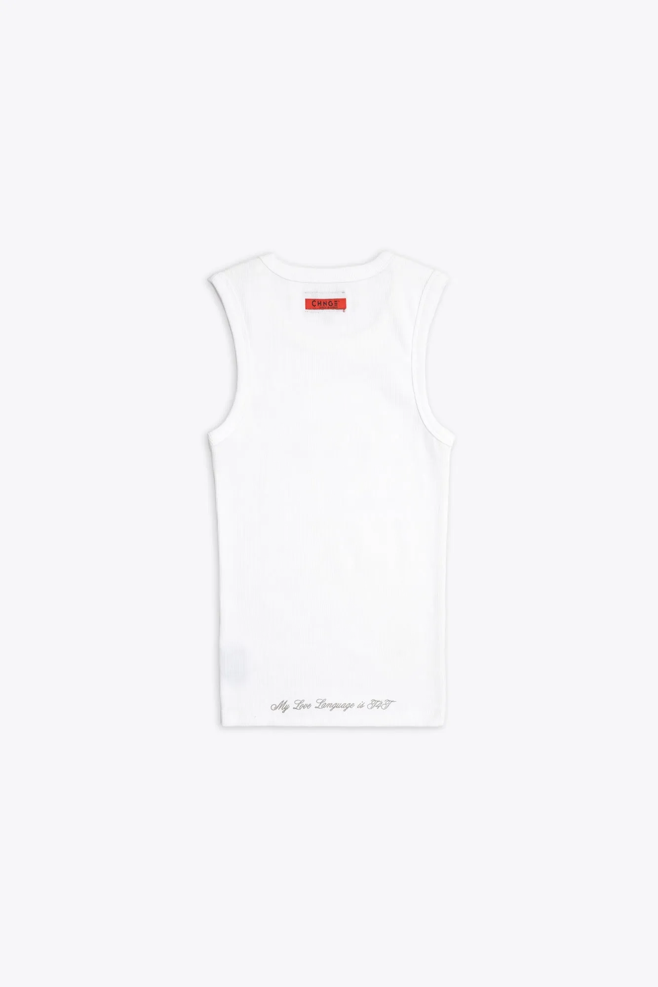 T4T Lightweight Rib Racer Tank (White)