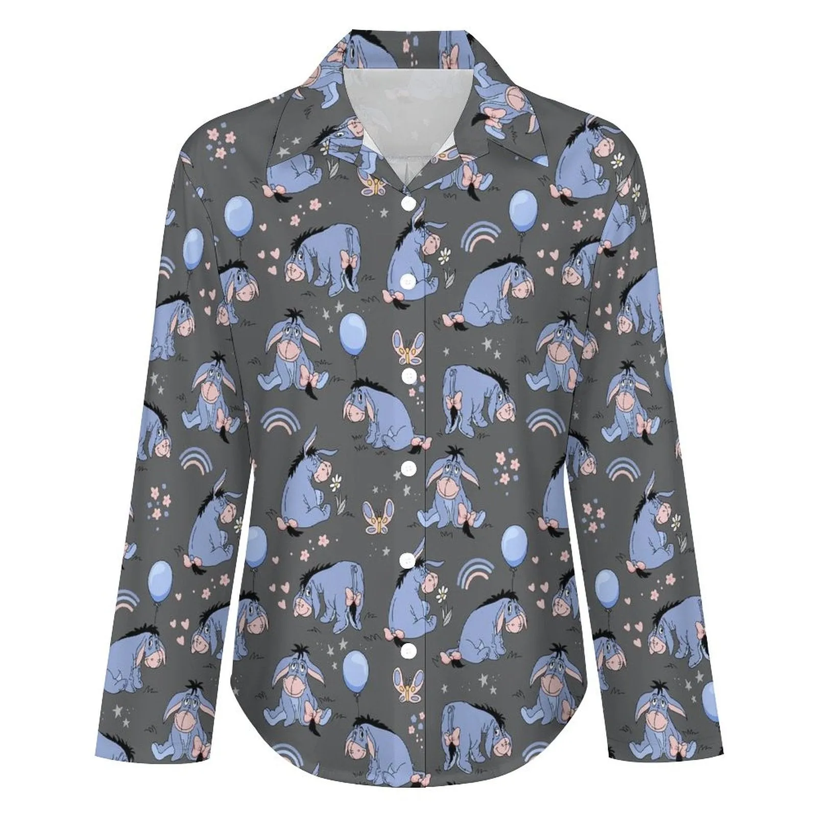 Thanks For Noticing Me Long Sleeve Button Up Blouse