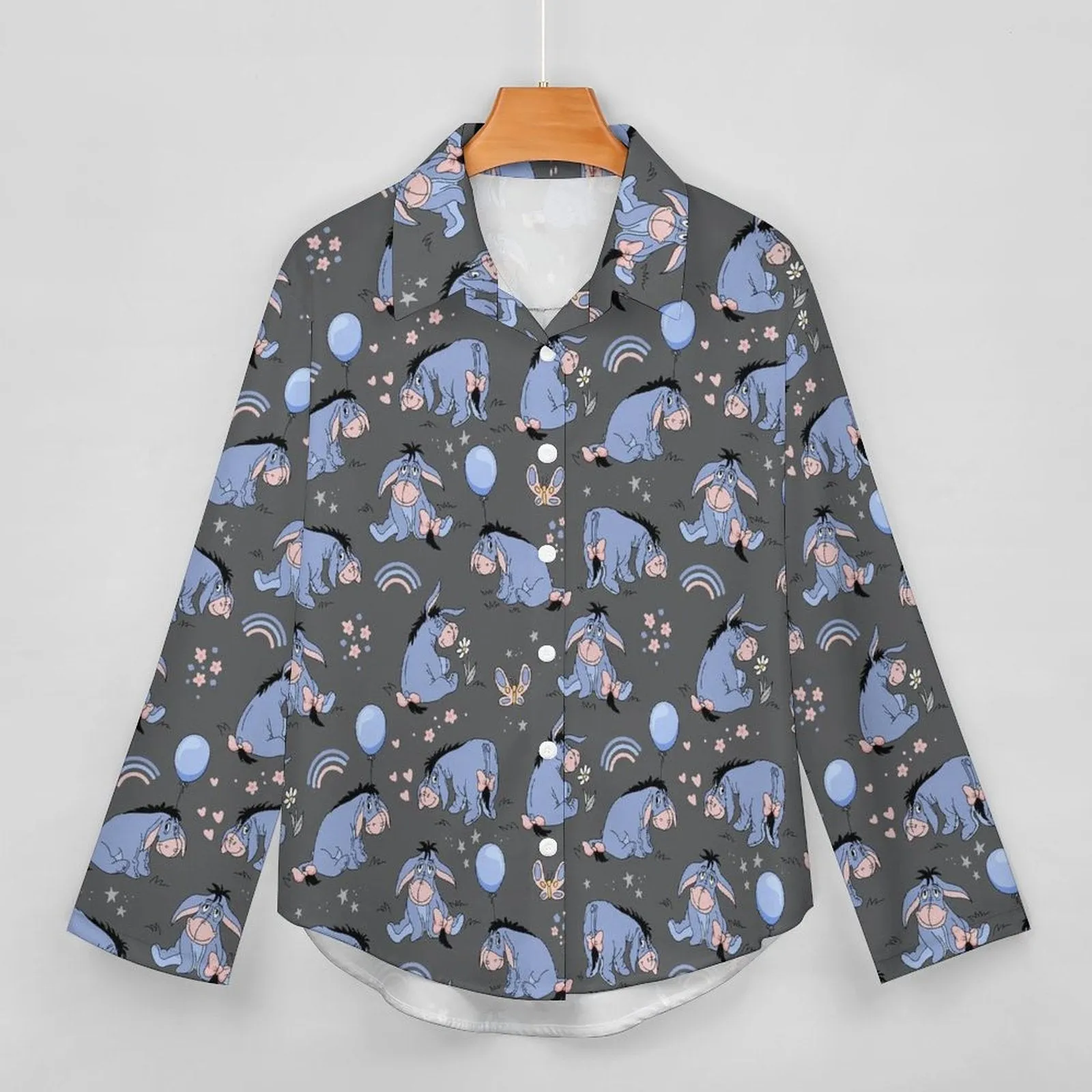 Thanks For Noticing Me Long Sleeve Button Up Blouse